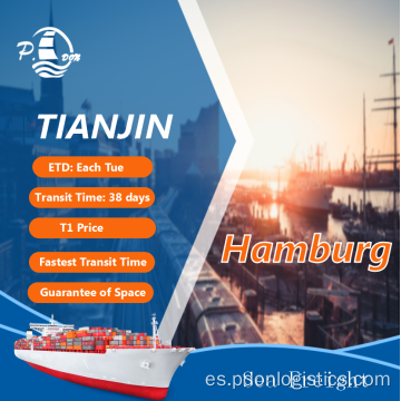 Flete marino de Tianjin a Hamburgo